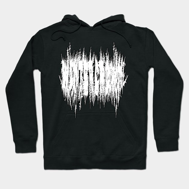 Wintercrown (White, Black Border). Hoodie by Wintercrown